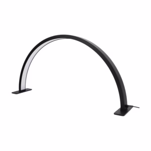 LAMPA LED XL, MANICHIURA SEMICIRCULARA, NEAGRA