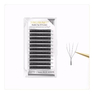 MIX Extensii gene Premade, NAGARAKU 4D W curbura – D