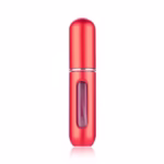 Sticluta de parfum reincarcabila cu atomizor, portabila, ideala pentru calatorii, ROSU, din aluminiu