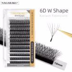 MIX Extensii gene Premade, NAGARAKU 6D W curbura – D