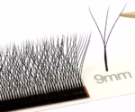 MIX Extensii gene Premade, EBA Lashes 3D W curbura – L - imagine 2
