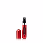 Sticluta de parfum reincarcabila cu atomizor, portabila, ideala pentru calatorii, ROSU, din aluminiu - imagine 2
