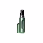 Sticluta de parfum reincarcabila cu atomizor, portabila, ideala pentru calatorii, VERDE, din aluminiu - imagine 2
