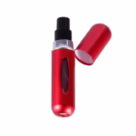 Sticluta de parfum reincarcabila cu atomizor, portabila, ideala pentru calatorii, ROSU, din aluminiu - imagine 3