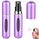 Sticluta de parfum reincarcabila cu atomizor, portabila, ideala pentru calatorii, MOV, din aluminiu - imagine 2