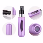 Sticluta de parfum reincarcabila cu atomizor, portabila, ideala pentru calatorii, MOV, din aluminiu - imagine 3