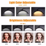 Lampa Profesionala Led Semiluna, Moon Light, 23 Inch - imagine 5