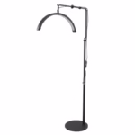 Lampa Led Semiluna cu Picior Fix, Reglarea Intesitatii si Suport pentru Telefon, 16 Inch - imagine 8