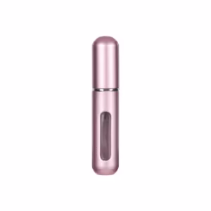 Sticluta de parfum reincarcabila cu atomizor, portabila, ideala pentru calatorii, ROZ, din aluminiu