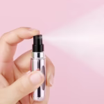 Sticluta de parfum reincarcabila cu atomizor, portabila, ideala pentru calatorii, ROZ, din aluminiu - imagine 3