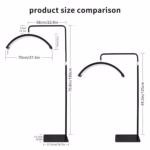 Lampa Profesionala Led Semiluna, Moon Light, 28 Inch - imagine 2