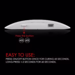 Lampa UV LED 6W SUN Mini Alba, Sela - imagine 6