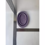Accesoriu din silicon pentru curatarea accesoriilor makeup, pensule, buretei, 14.5 x 11,5 cm, 2 moduri de utilizare, pliabil, mov - imagine 14