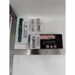 Trimmer Facial, Flippy, pentru Sprancene, Incarcare USB, 1.5 x 13 cm, din ABS, Verde - imagine 7