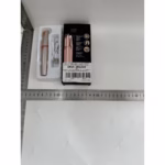 Trimmer Facial, Flippy, pentru Sprancene, Incarcare USB, 1.5 x 13 cm, din ABS, Sampanie - imagine 6