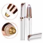 Trimmer Facial, Flippy, pentru Sprancene, Incarcare USB, 1.5 x 13 cm, din ABS, Alb - imagine 2