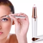 Trimmer Facial, Flippy, pentru Sprancene, Incarcare USB, 1.5 x 13 cm, din ABS, Alb - imagine 4