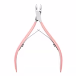 Cleste pentru Unghii si Cuticule, Flippy, din Otel Inoxidabil, Protectie Varf, 17 x 7 x 2 cm, Roz