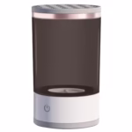 Dispozitiv Curățare Pensule Machiaj Portabil, Vibrații Sonice 7000 RPM, USB 5V, pentru Pensule Multiple, Alb/Negru