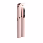 Epilator de Sprancene, Flippy, Aparat de Tuns Facial sub Forma de Creion, Portabil, Alimentare cu Baterii, 13x1.5cm, Roz - imagine 4