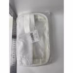 Geanta cosmetice Flippy, pentru voiaj sau organizare, material PVC/textil, impermeabila, portabila, 22 x 12 x 8 cm, alb - imagine 8