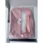 Geanta cosmetice Flippy, pentru voiaj sau organizare, material PVC/textil, impermeabila, portabila, 30 x 21 x 12 cm, roz - imagine 8