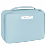 Geanta de Calatorie, Flippy, pentru Cosmetice si Articole de Toaleta, Material Impermeabil, 2 in 1, Portfard Interior Detasabil, 23 x 16 x 8 cm, Albastru