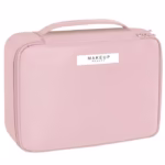 Geanta de Calatorie, Flippy, pentru Cosmetice si Articole de Toaleta, Material Impermeabil, 2 in 1, Portfard Interior Detasabil, 23 x 16 x 8 cm, Roz