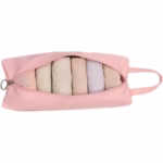 Geanta de Depozitare, Flippy, Pentru Haine Mici, Lenjerie, Sosete, Cosmetice, Impermeabila, cu Maner, 10x20x3 cm, Roz - imagine 6