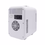 Mini frigider cosmetice, Flippy, dubla functie de incalzire/racire, portabil, 8L, alb - imagine 5