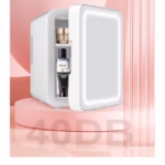 Mini frigider cosmetice, Flippy, dubla functie de incalzire/racire, portabil, 8L, alb - imagine 11