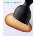 Pensula Multifunctionala, Flippy, Pentru Machiaj sau Indepartat Praful din Masina, Par Sintetic, cu Capac de Protectie, Negru - imagine 7