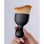 Pensula Multifunctionala, Flippy, Pentru Machiaj sau Indepartat Praful din Masina, Par Sintetic, cu Capac de Protectie, Negru - imagine 8