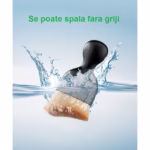 Pensula Multifunctionala, Flippy, Pentru Machiaj sau Indepartat Praful din Masina, Par Sintetic, cu Capac de Protectie, Negru - imagine 9
