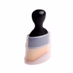 Pensula Multifunctionala, Flippy, Pentru Machiaj sau Indepartat Praful din Masina, Par Sintetic, cu Capac de Protectie, Negru - imagine 11