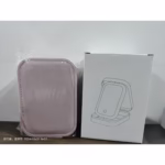 Portfard, Flippy, Geanta Cosmetice, cu Oglinda LED, 3 Moduri de Lumina, Incarcare USB, Baterie 1200 mAh, pentru Organizarea Cosmeticelor, 4 Compartimente, Imitatie Piele, Roz, 16.5x11.5x6 cm - imagine 2