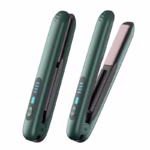 Placa de Par fara Fir, Flippy, Adaptor Tip C, 4 Trepte de Temperatura, Tensiune 5V, Capacitate Baterie 5000 mAh, Indreptat, Ondulat, 23.5x3.3x4.5 cm, Verde - imagine 14