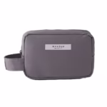 Portfard, Flippy, cu Maner, Material Impermeabil, pentru Cosmetice, 16 x 11 x 7 cm, Gri