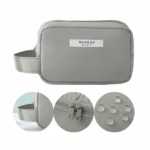 Portfard, Flippy, cu Maner, Material Impermeabil, pentru Cosmetice, 16 x 11 x 7 cm, Verde - imagine 4