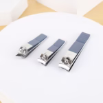 Set profesional 16 piese pentru manichiură, pedichiură și îngrijire facială, cu husă elegantă din piele ecologică, albastru - imagine 8