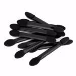 Set 20 de Aplicatoare Machiaj, Flippy, 2 Capete, 6.2 cm, din Poliuretan si Burete, Negru - imagine 5