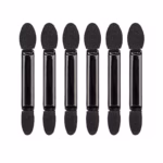Set 20 de Aplicatoare Machiaj, Flippy, 2 Capete, 6.2 cm, din Poliuretan si Burete, Negru
