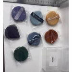 Set 7 Bureti de Machiaj Triunghi Flippy, Reutilizabili, Utilizare Umeda sau Uscata, 5.5 x 5.5 x 1.3 cm, Powder Puff, Multicolor - imagine 7