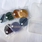 Set 7 Bureti de Machiaj Triunghi Flippy, Reutilizabili, Utilizare Umeda sau Uscata, 5.5 x 5.5 x 1.3 cm, Powder Puff, Multicolor - imagine 11