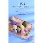 Set Buretei Machiaj, Flippy, Premium, 7 bucati, mov - imagine 5