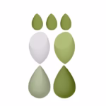 Set Buretei Machiaj, Flippy, Premium, 7 bucati, verde - imagine 2