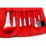 Set portabil 7 pensule de machiaj cu husa Rosie, Flippy - imagine 3