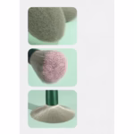 Set 13 pensule pentru machiaj, Flippy, super soft, makeup profesional/incepatori, verde - imagine 7